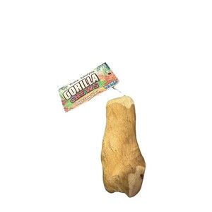 Gorilla Chews Small Natural Wood Dog Chew Canine Ware Solid Coffee Wood